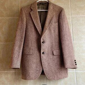 Vintage Adam’s Row Harris Tweed Wool Blazer Jacket Sports Coat Size 42R